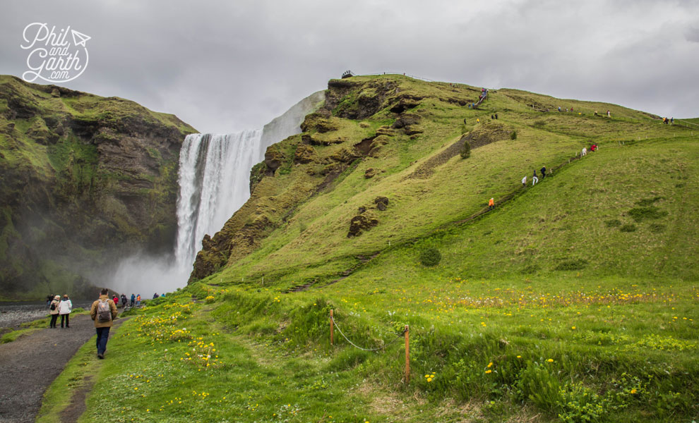 Iceland-south-Skogafoss-waterfall-vantage-points-travel-review