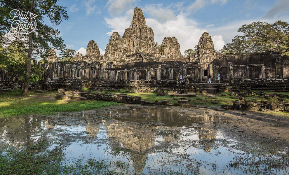 The famous Bayon Temple