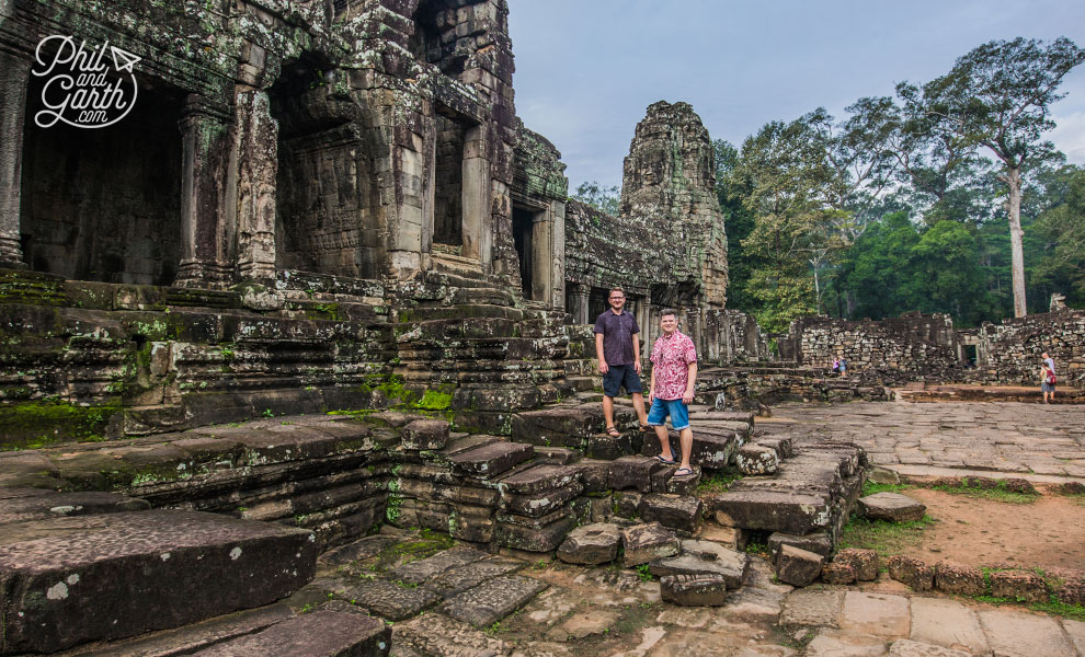 Garth and Phil at the Bayon Temple