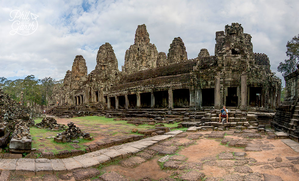 The grounds of the Bayon Temple