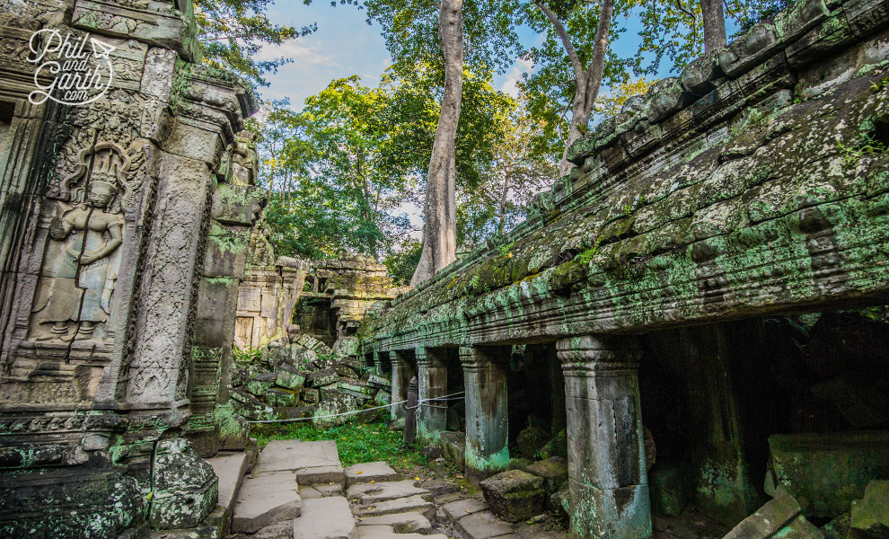 Bas reliefs at Ta Prohm