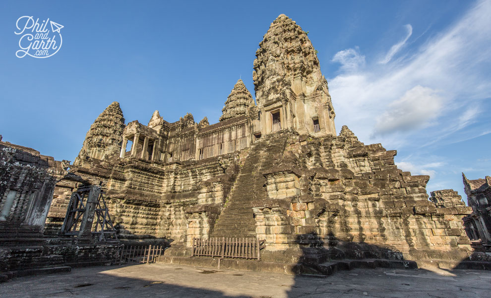 An empty Angkor Wat