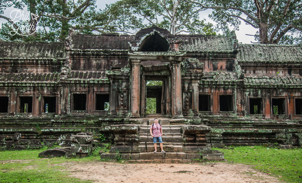 Phil inside the grounds of Angkor Wat