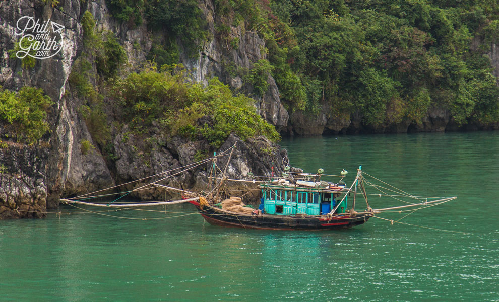 Typical fishing boat scene