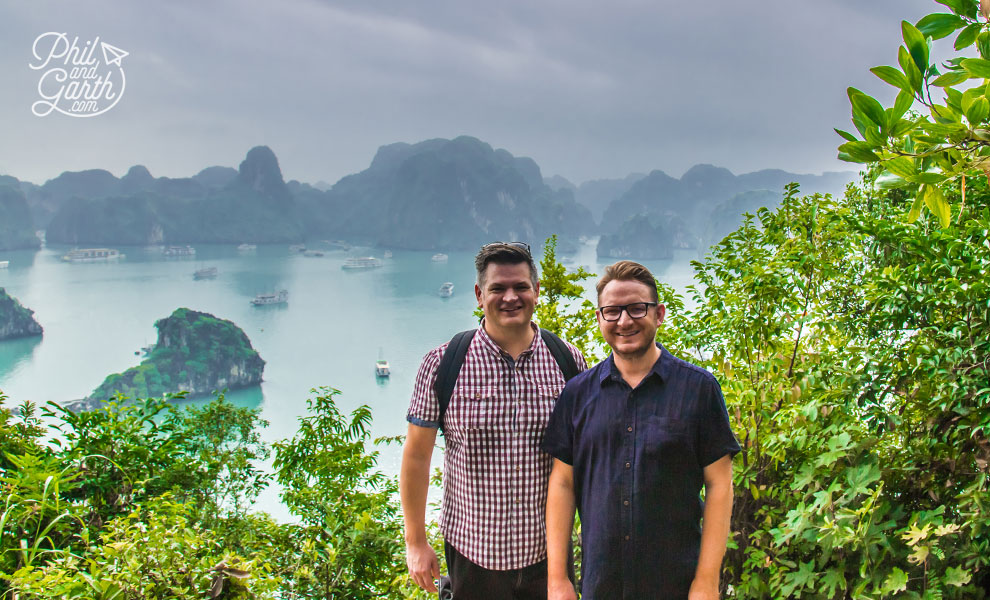 Phil and Garth at Halong Bay