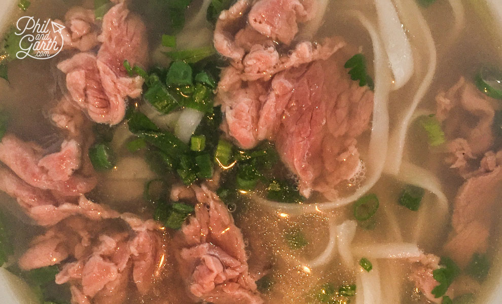 The most popular dish - Pho