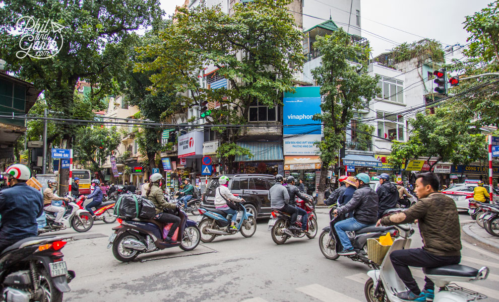 Typical Old Quarter street scene