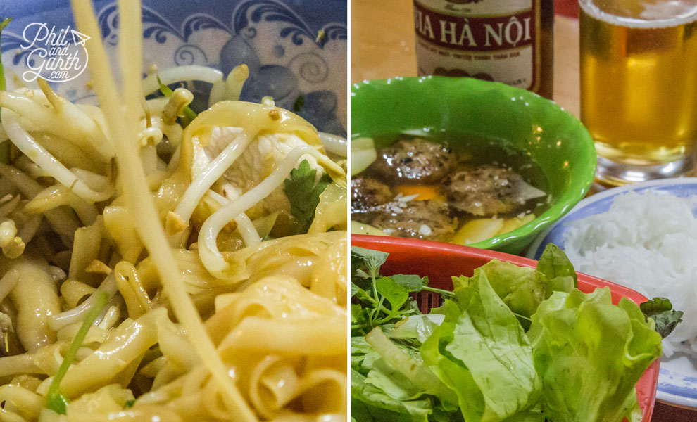 Pho Ga Tron and Bun Cha