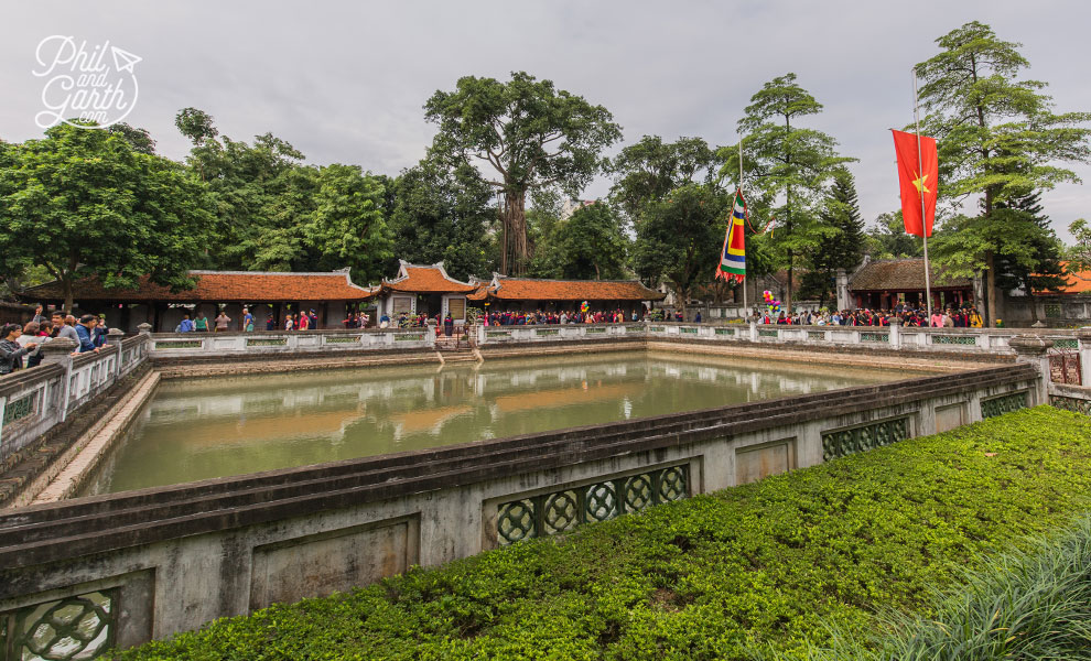 The 'Well of Heavenly Clarity' pond