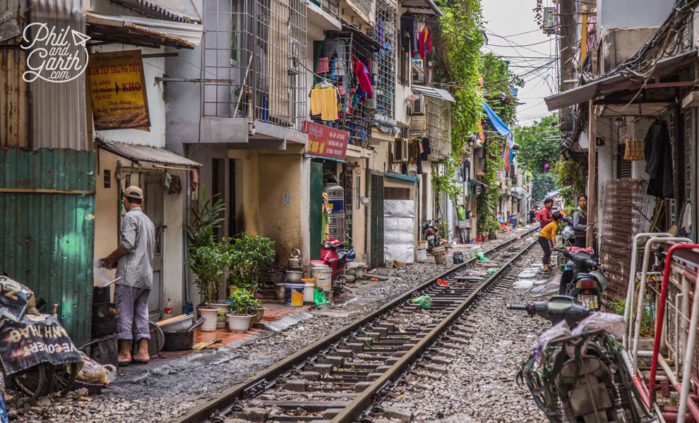 Hanoi's train street