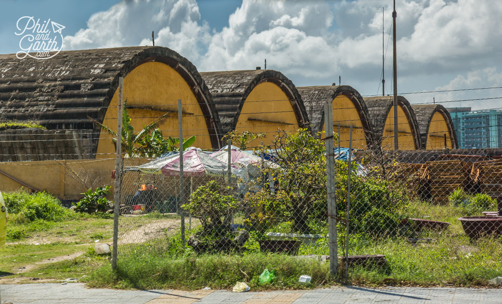 Signs from the past - Old hangars of the former American airbase