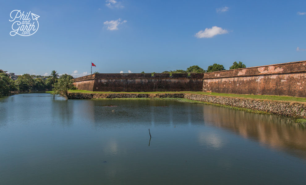 The outer walls of the citadel