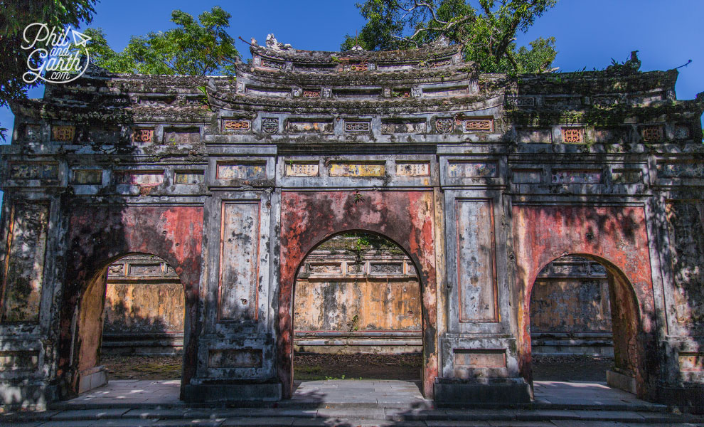 An old gate within the Imperial City