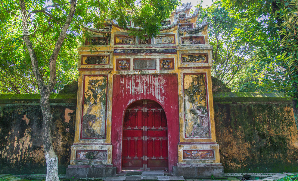 An old gate within the walls of The Imperial City