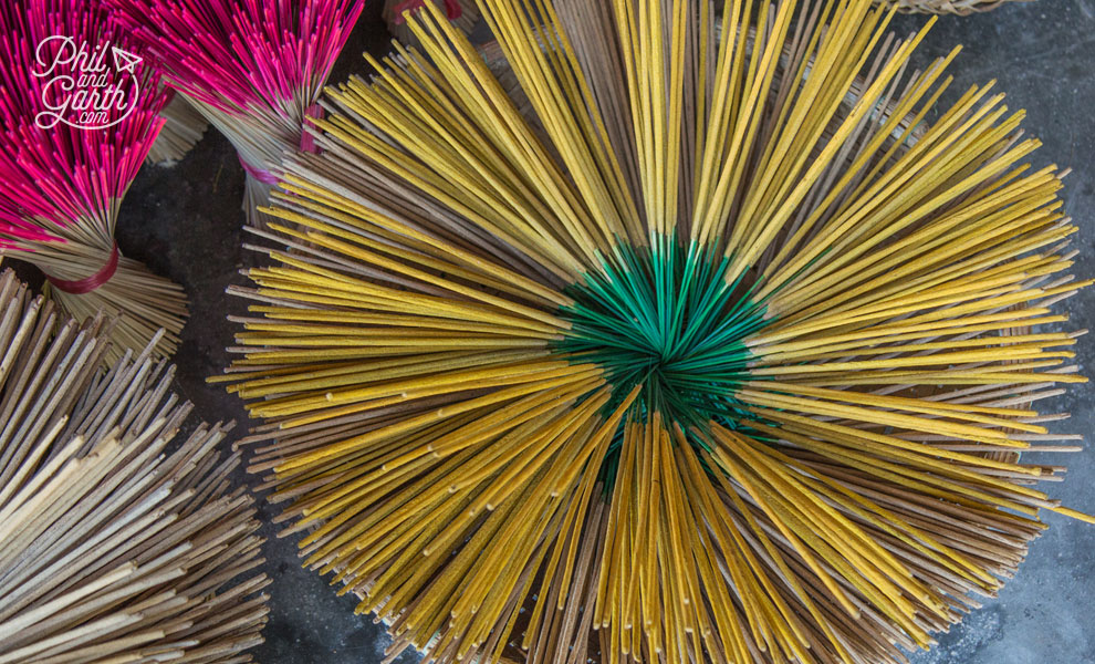 Stunning patterns made with Incense sticks