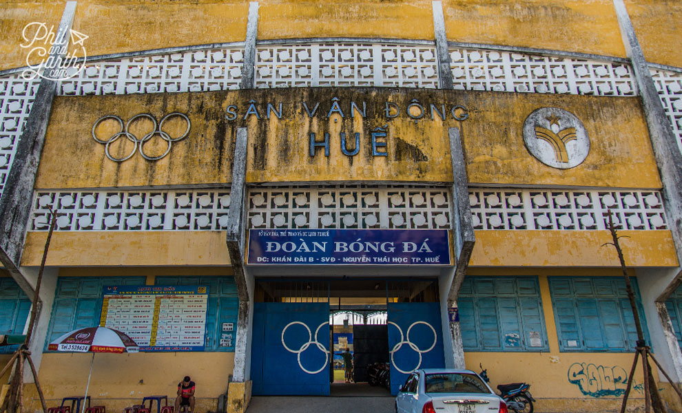 Old Olympic stadium in Hue