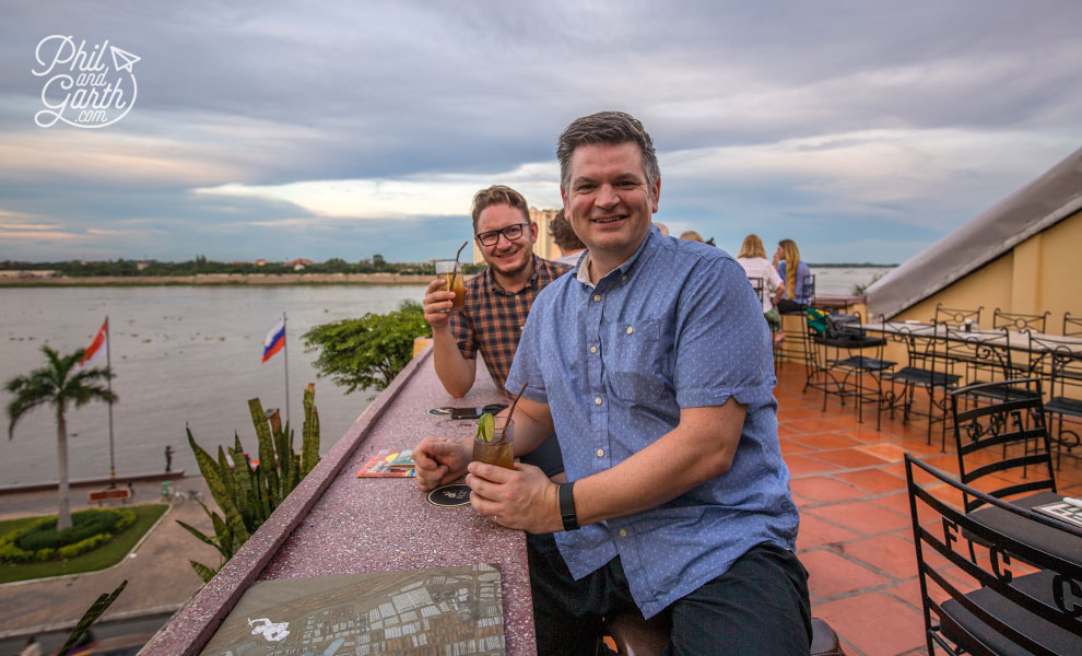 Garth and Phil at the Foreign Correspondents Club