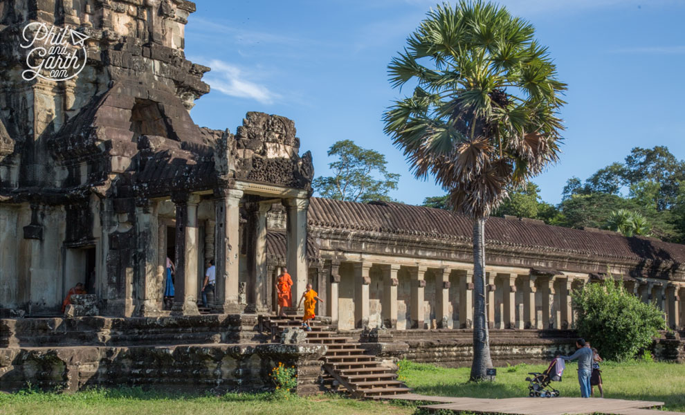 Young monks at Angkor Wat