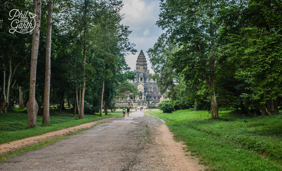 The back entrance to Angkor Wat