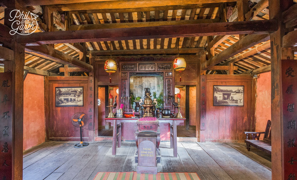 Japanese Covered Bridge interior