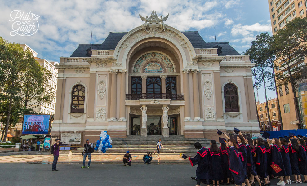 More graduation photos outside the Opera House