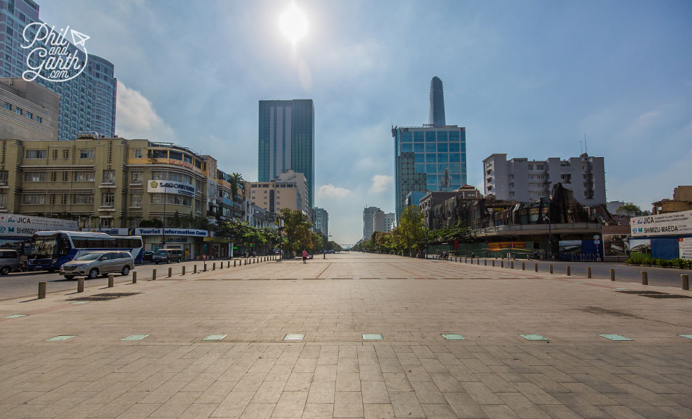 One of the huge communist style plazas