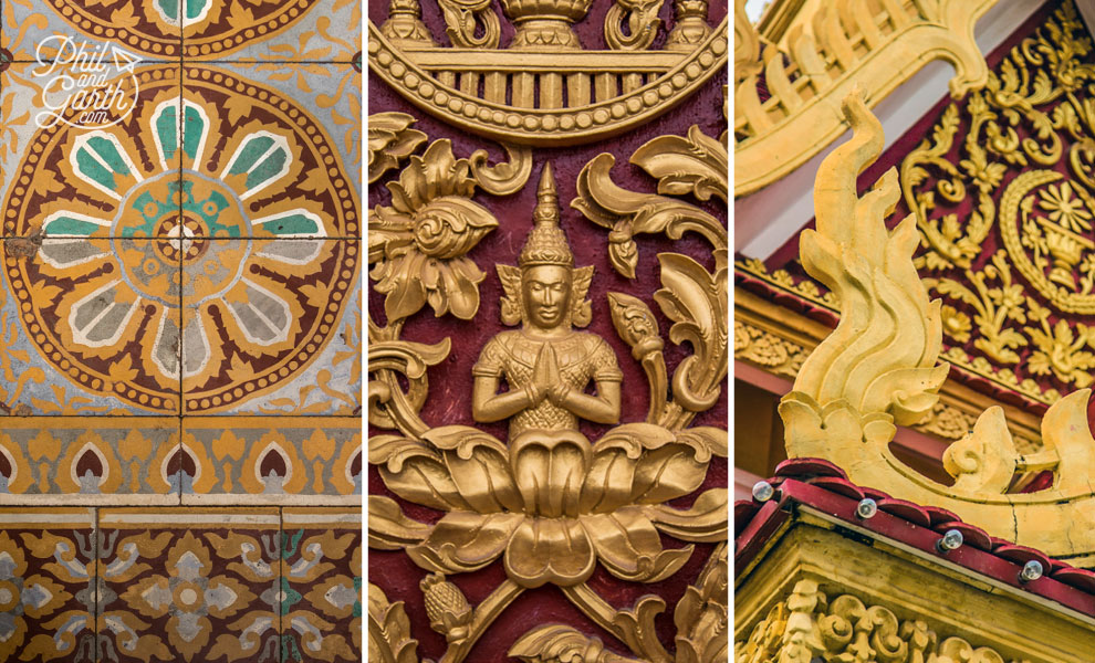 Ornate gilding of the Throne Hall