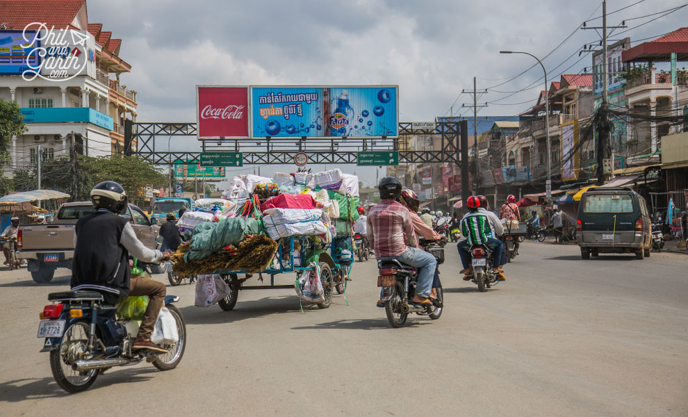 The traffic of Phnom Penh