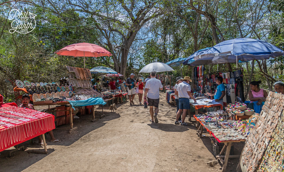 Souvenir central at Chichen Itza