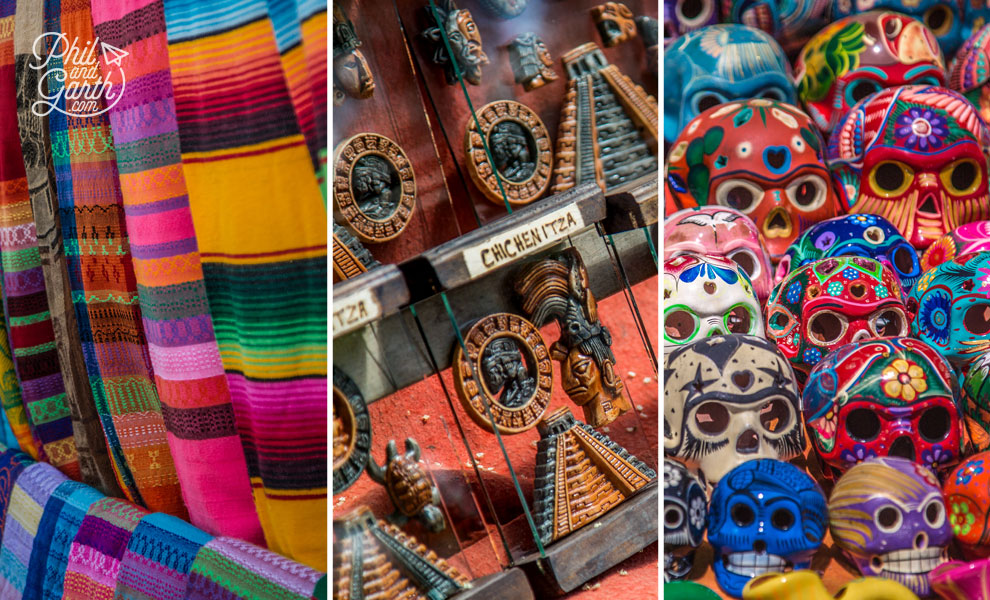 Souvenirs for sale at Chichen Itza