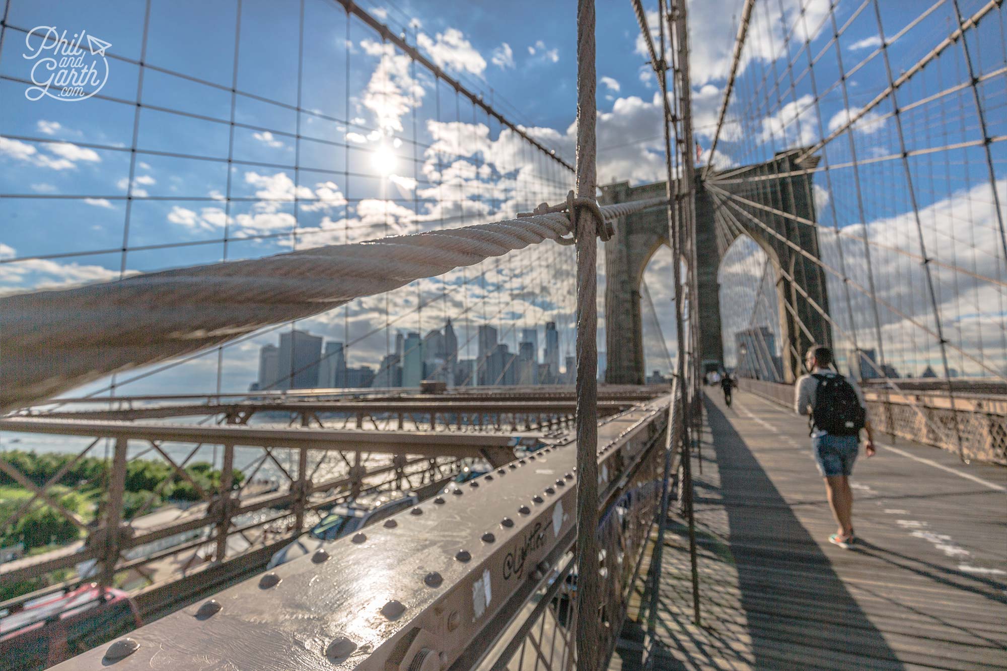 Brooklyn Bridge view to Manhattan