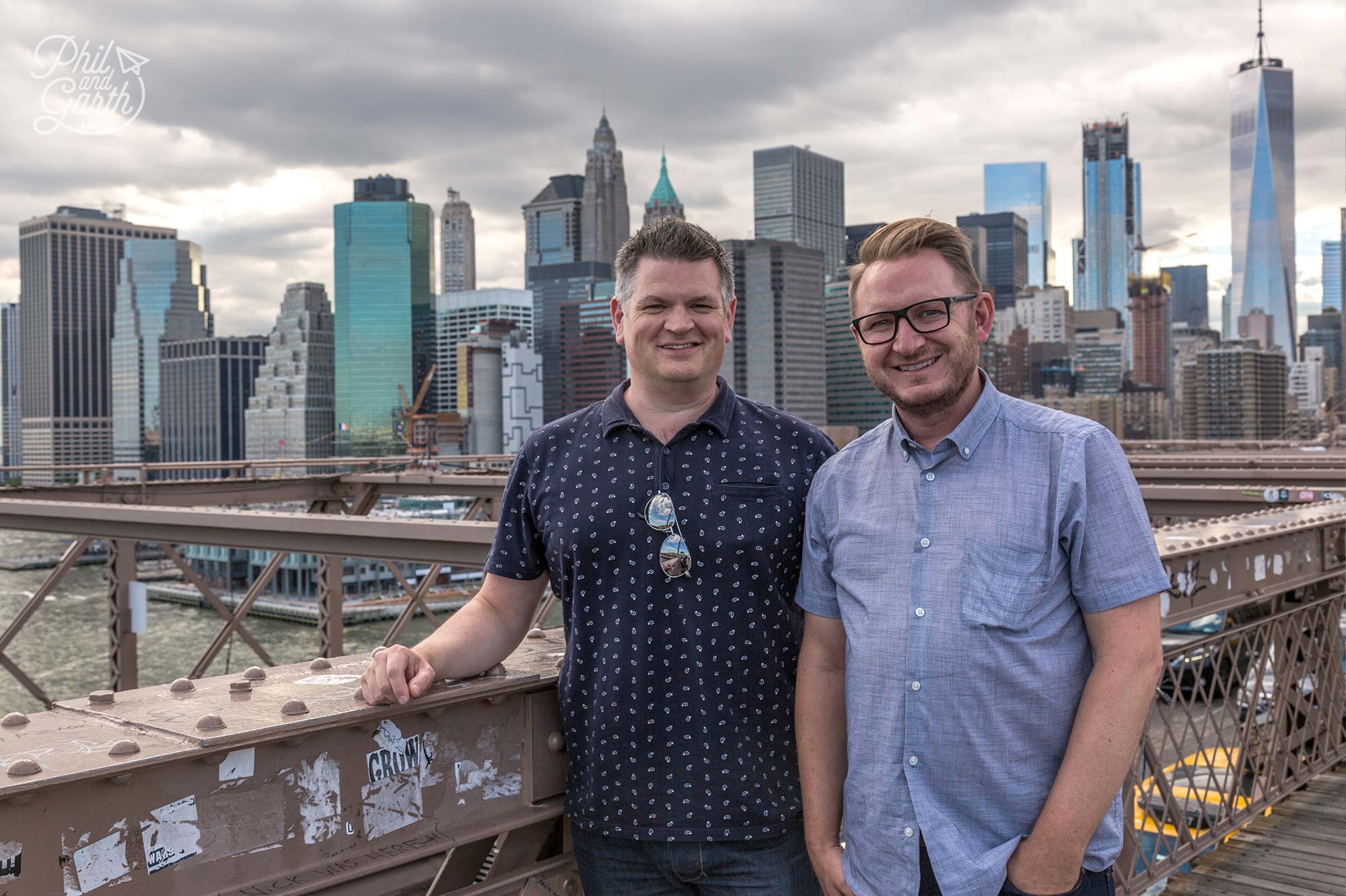 Phil and Garth in New York City