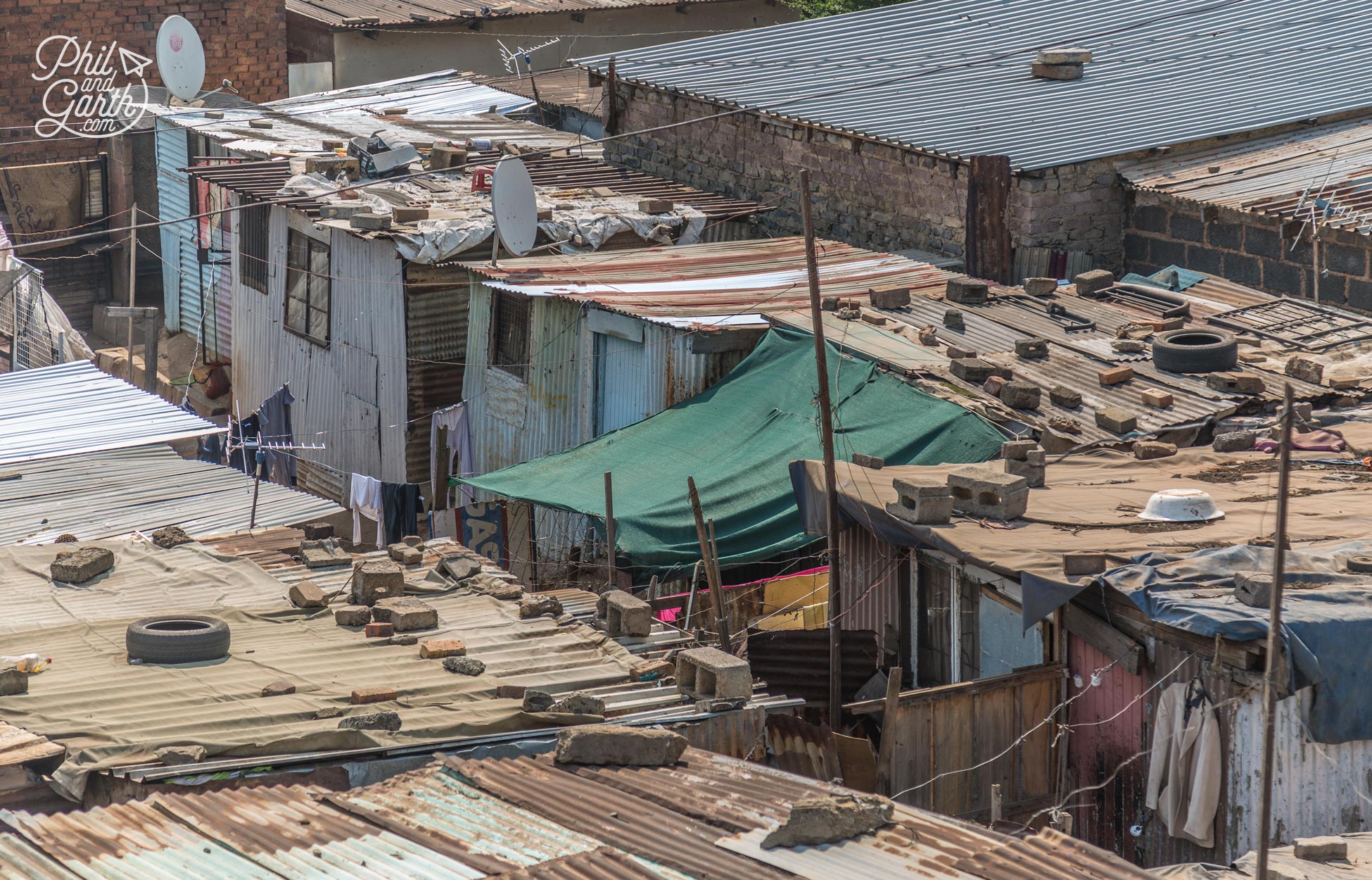 Homes in the Kliptown township