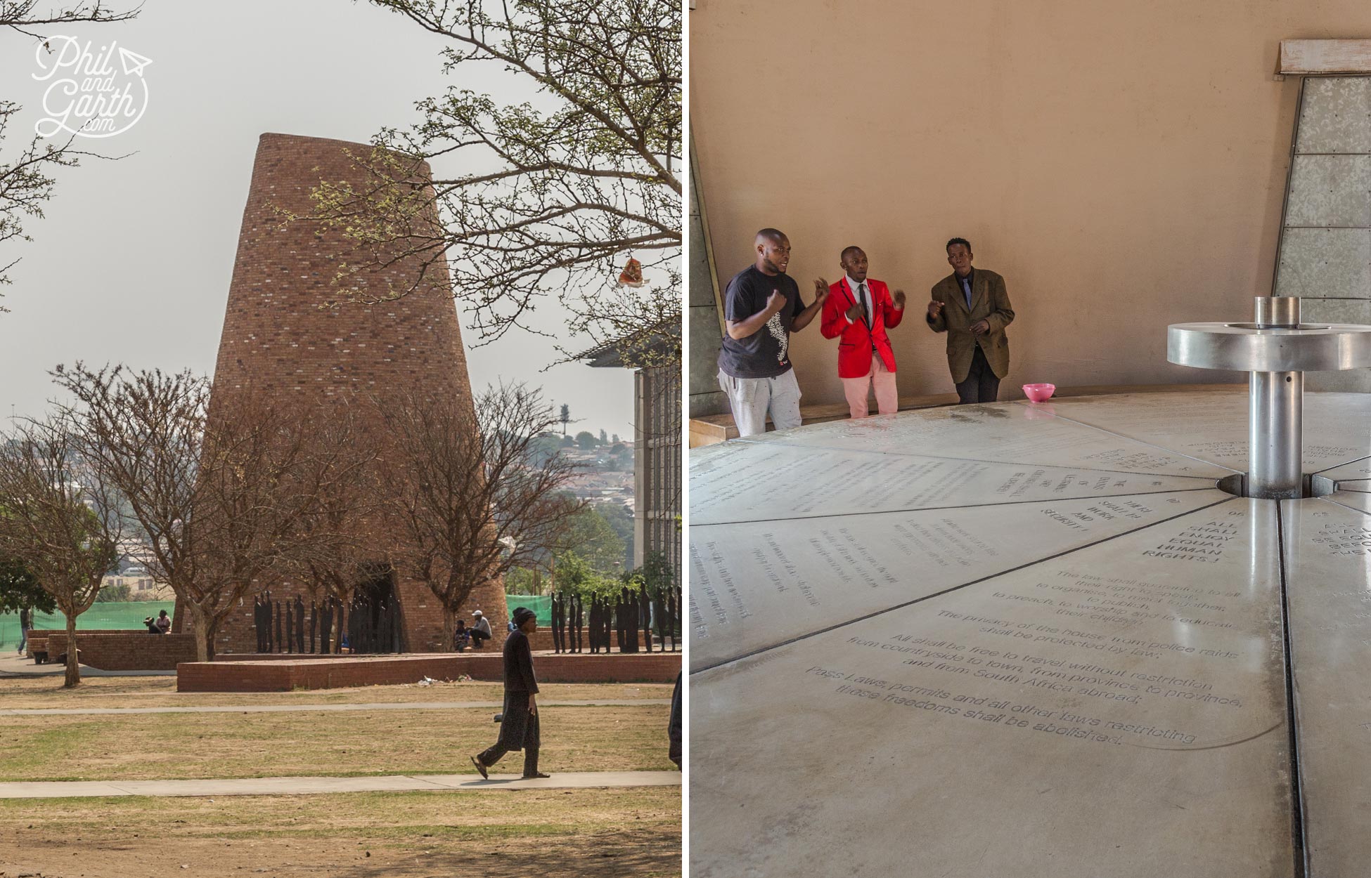 Inside the Freedom Charter Monument