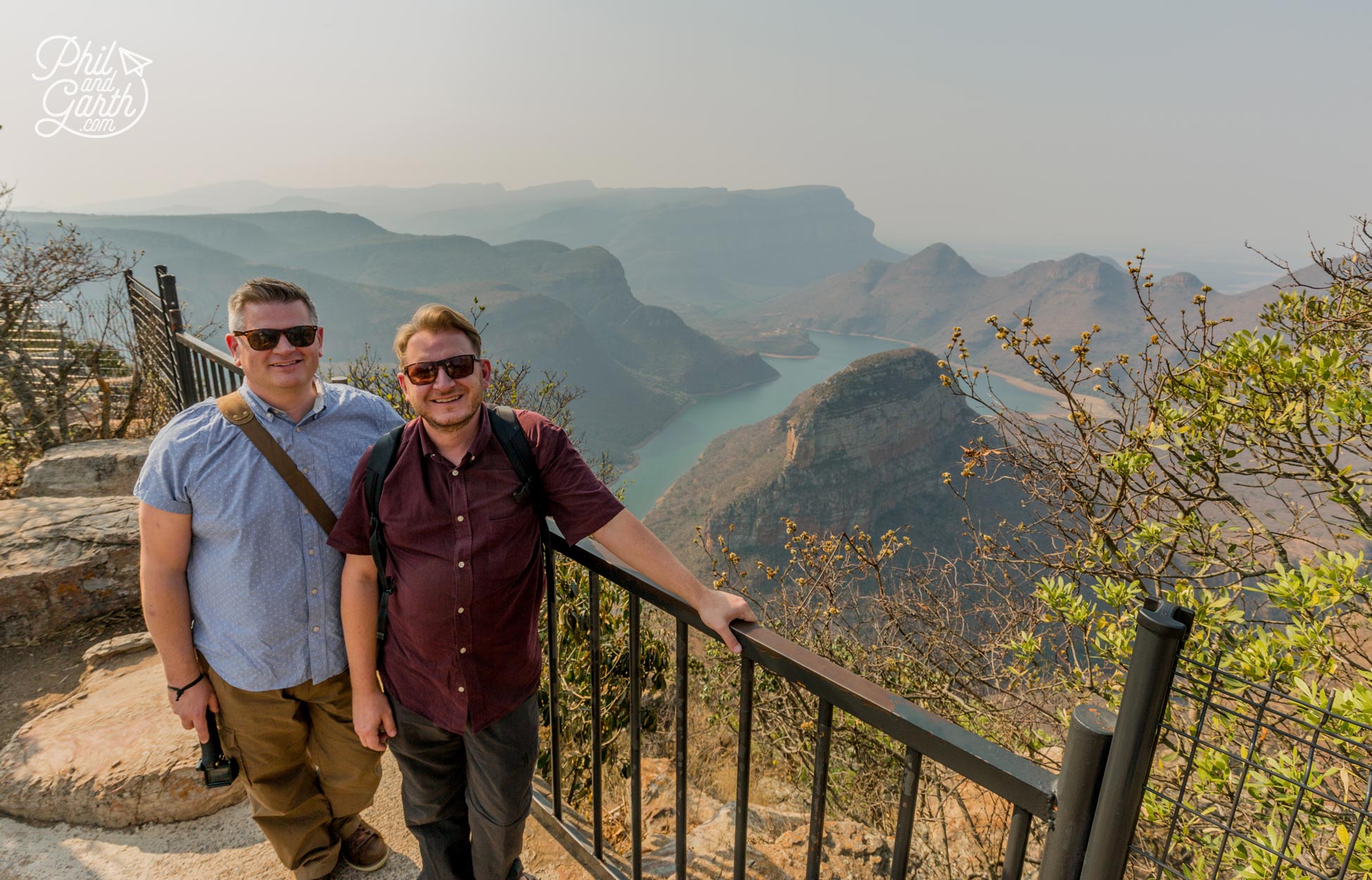 Phil and Garth at Blyde River Canyon