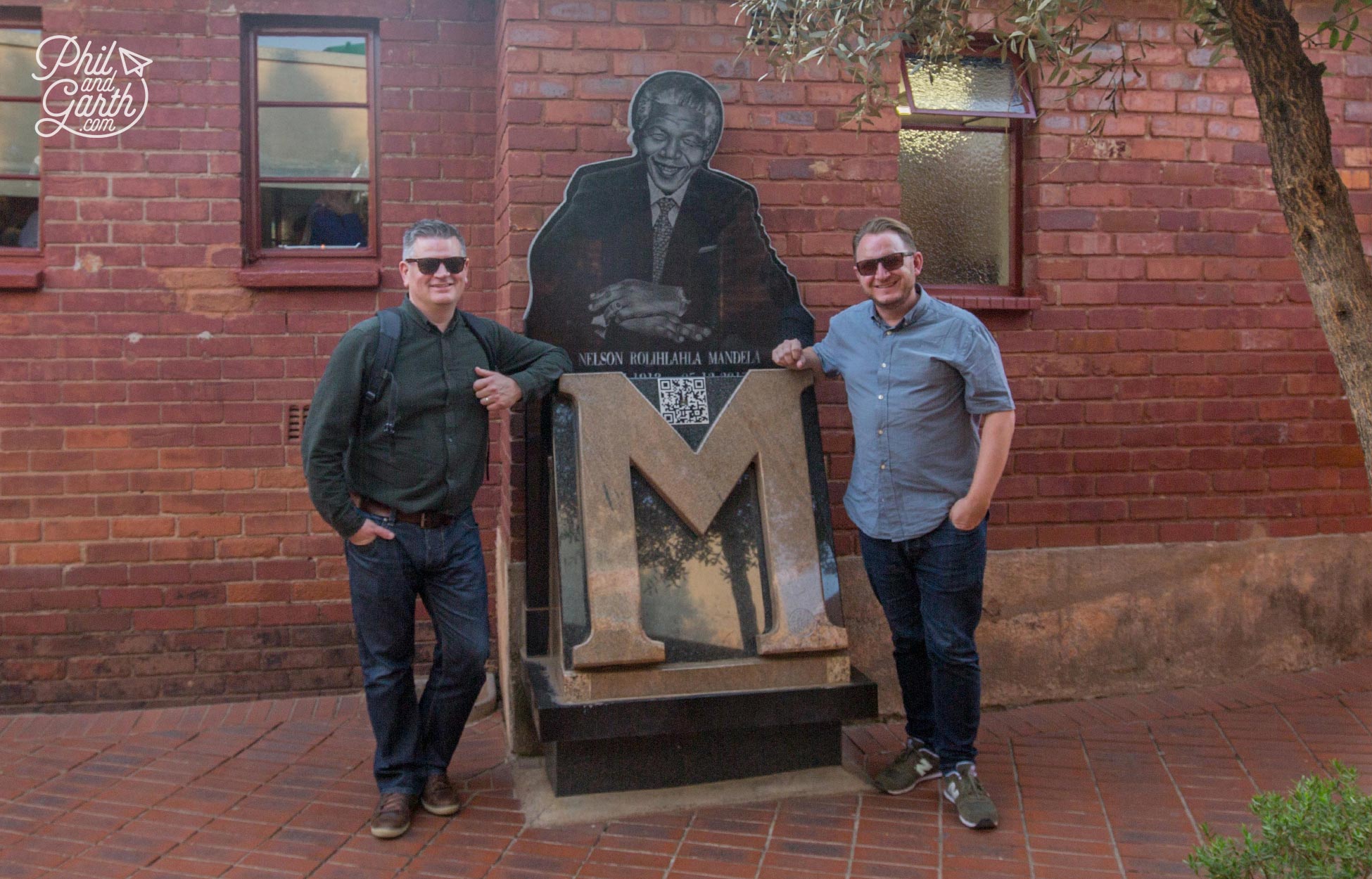 Phil and Garth with Madiba