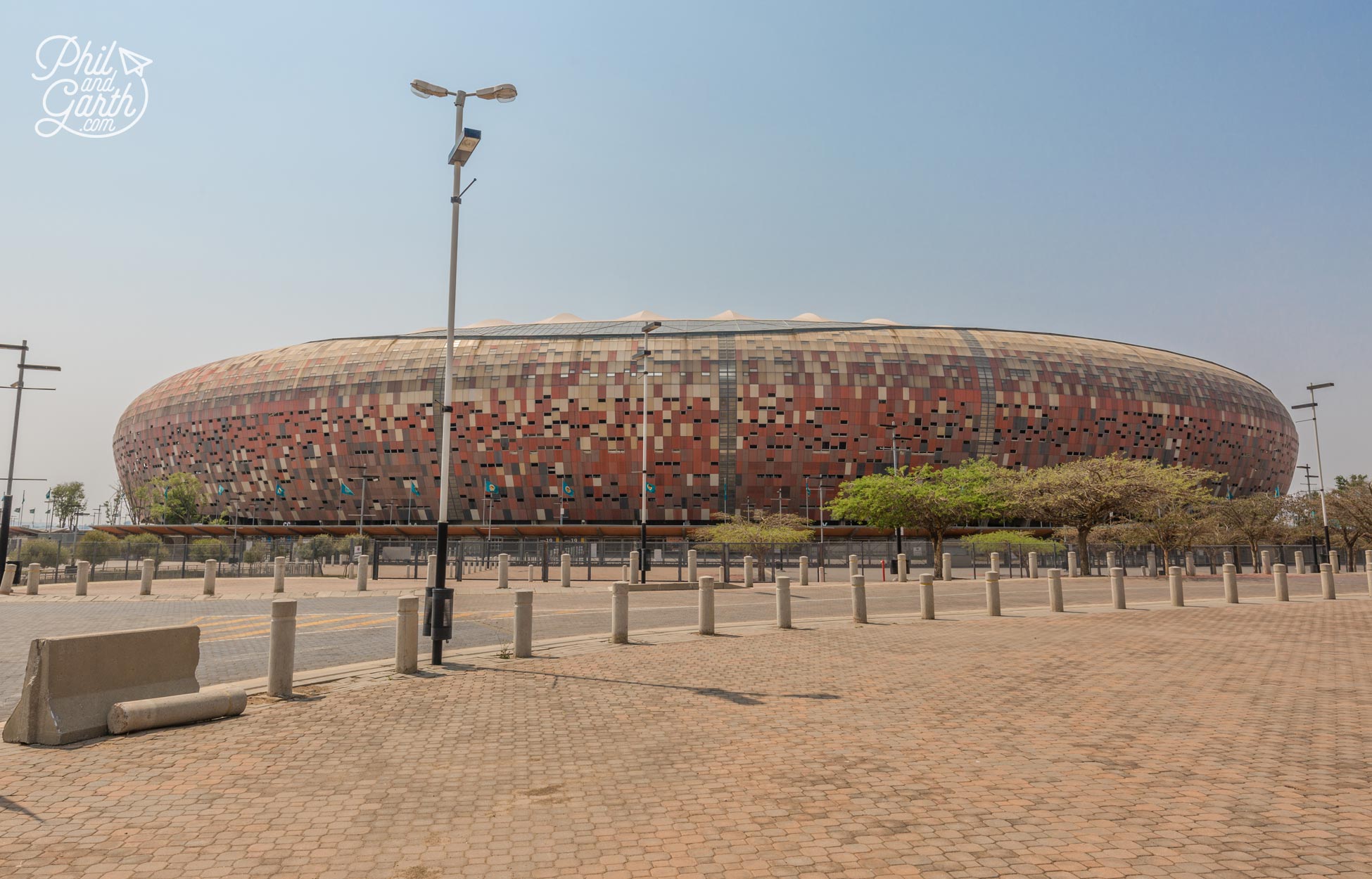 The FNB Stadium in Johannesburg