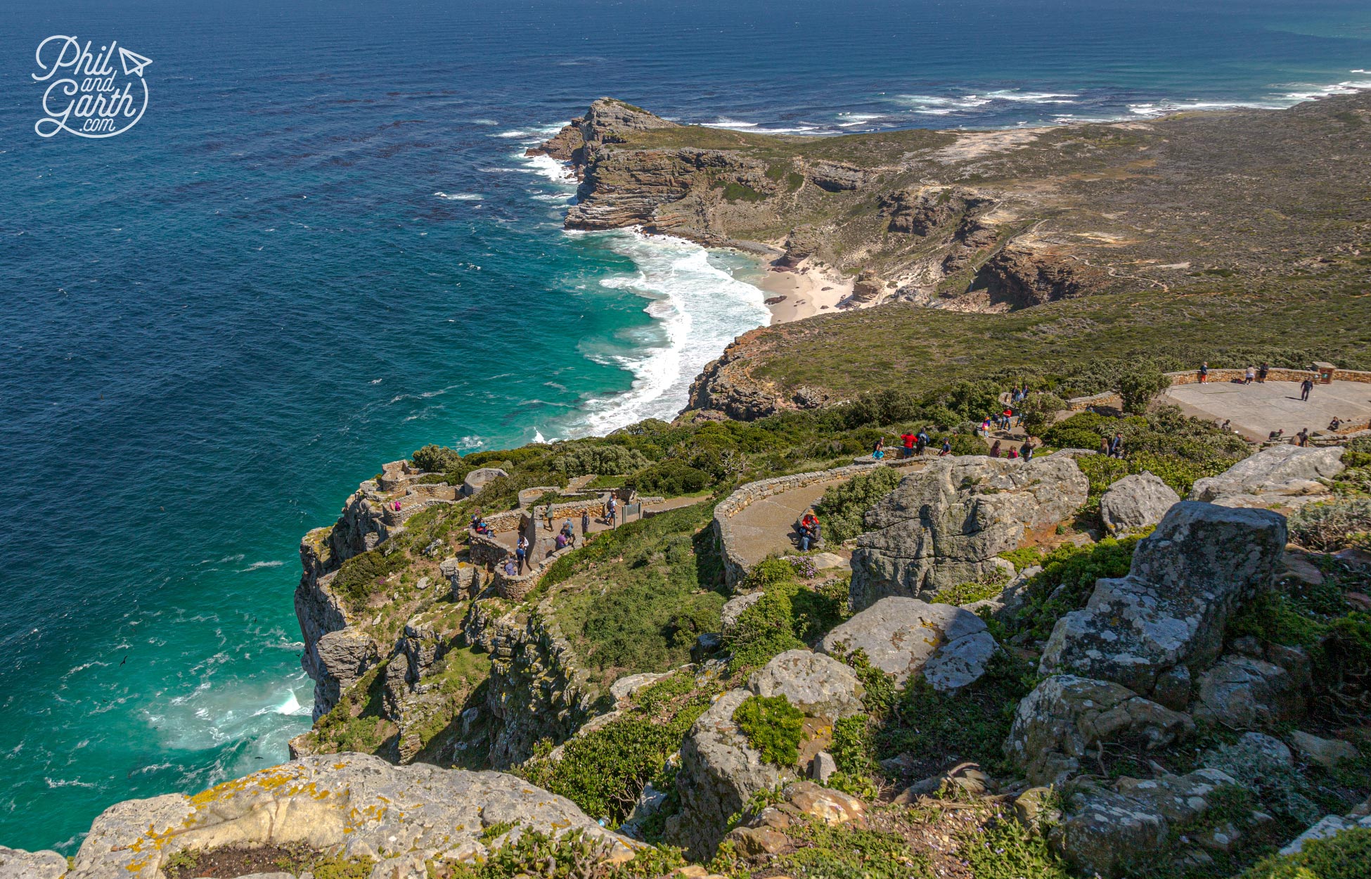 Epic views over Cape Point from the lighthouse