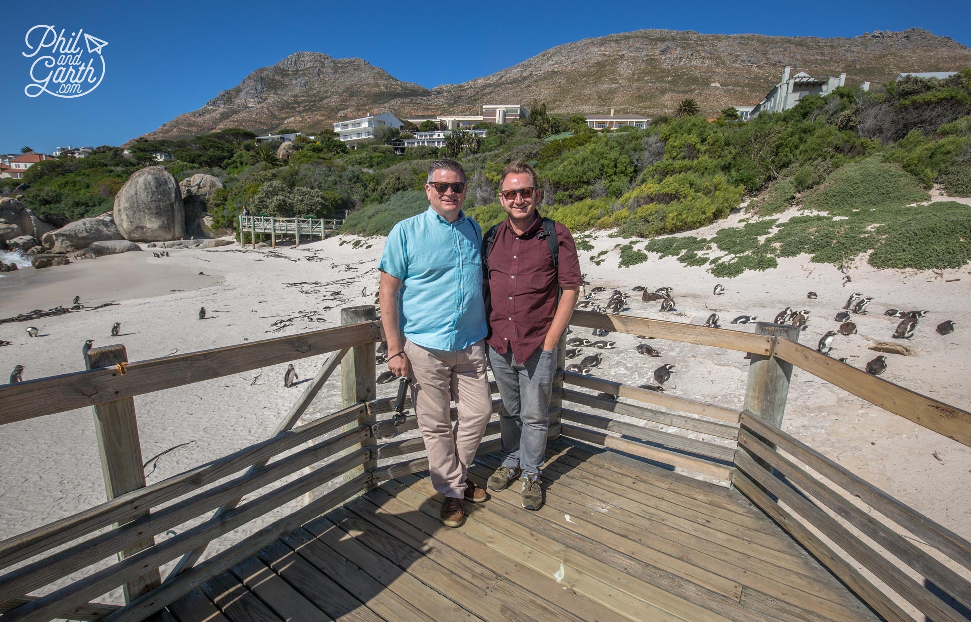 Phil and Garth at Boulders Penguin Colony