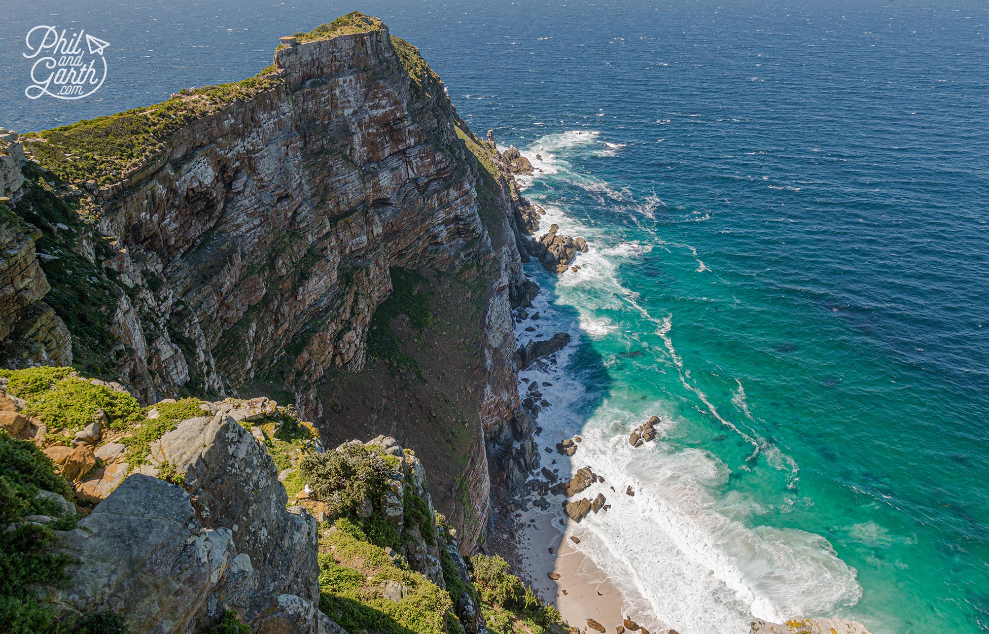 Looking down on the rugged beauty of Cape Point