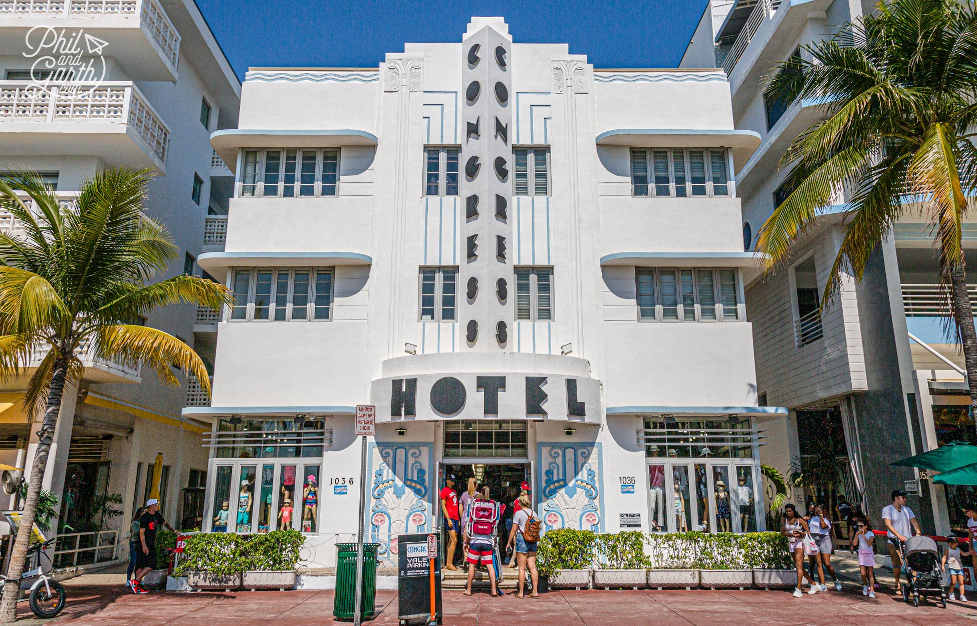 Check out the eyebrows above the windows on the Congress Hotel, built in 1936