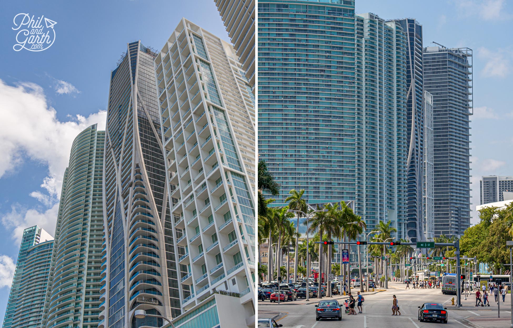 Downtown Miami's towering skyscrapers