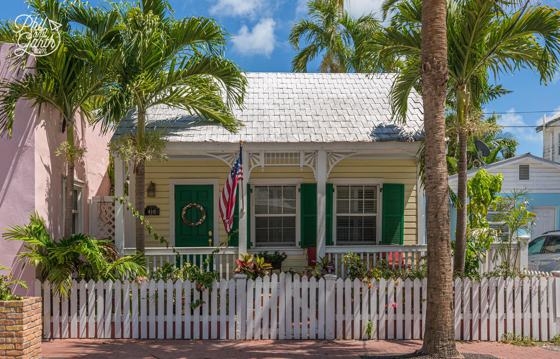 One of Key West's pretty wooden bungalows