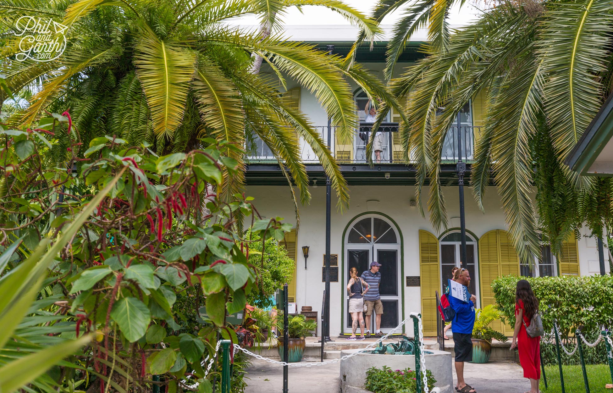 Hemingway's Home and Gardens. Home to 40+ six-toed cats