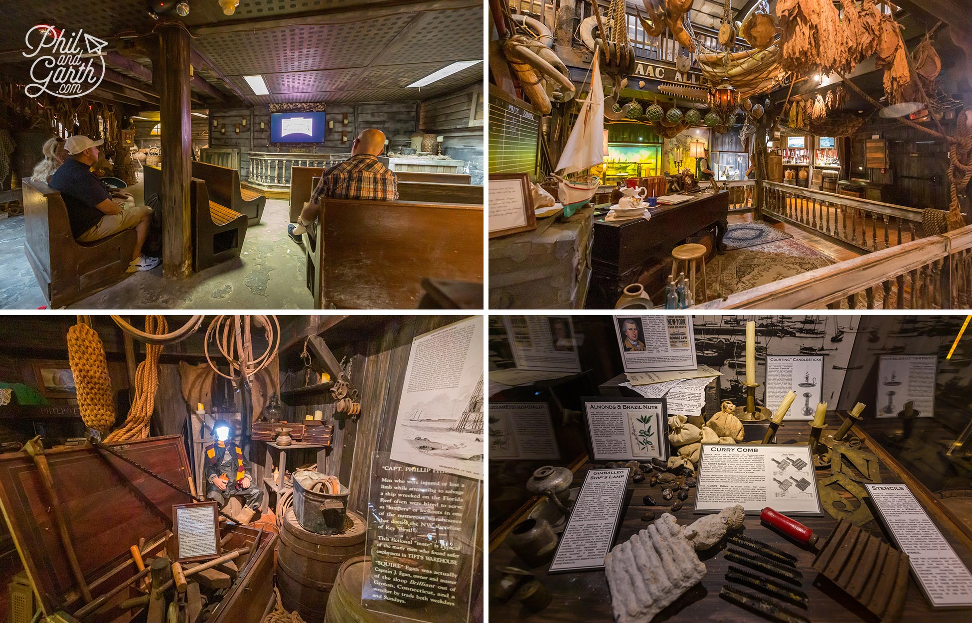 Inside the Key West Shipwreck Treasure Museum