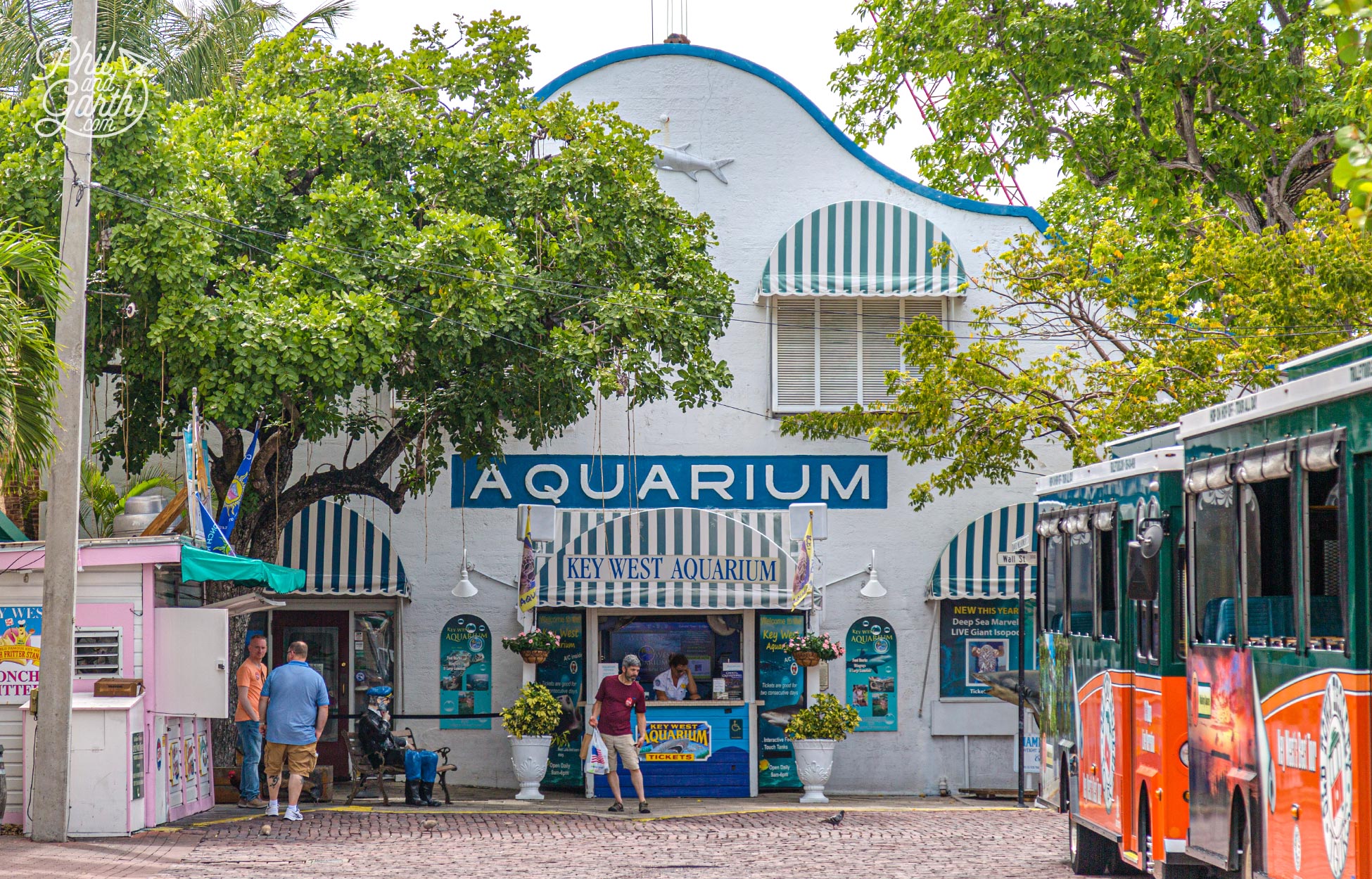 The Key West Aquarium on Mallory Square