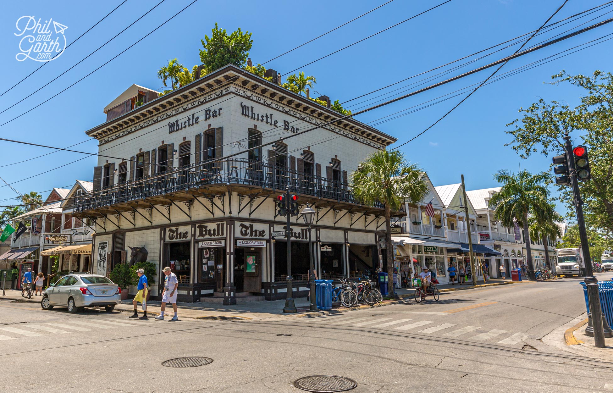 One of the many bars on Duval Street