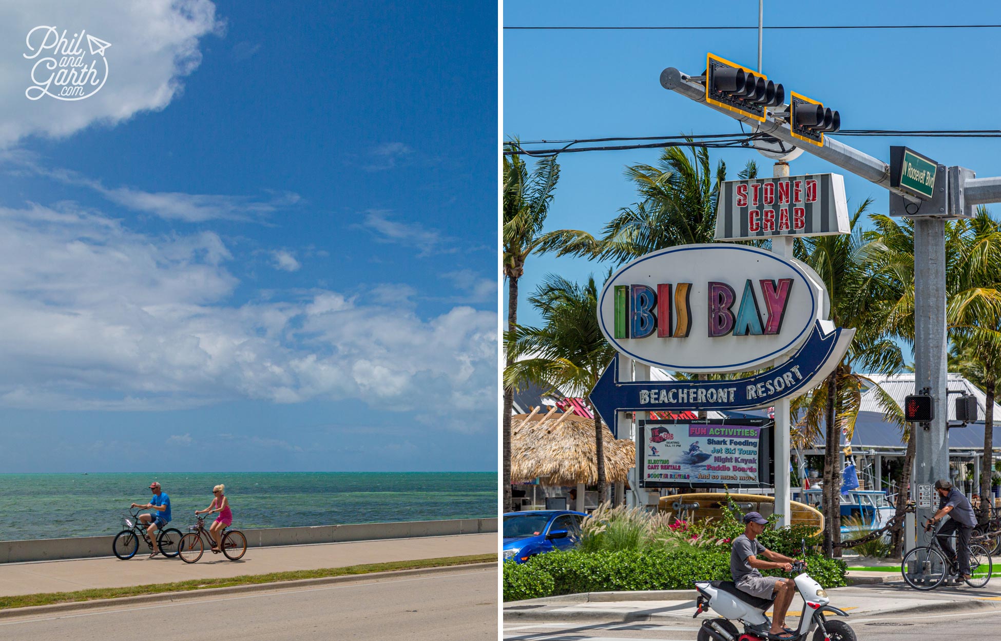 The trolley tour takes you outside of the Old Town to other parts of the island