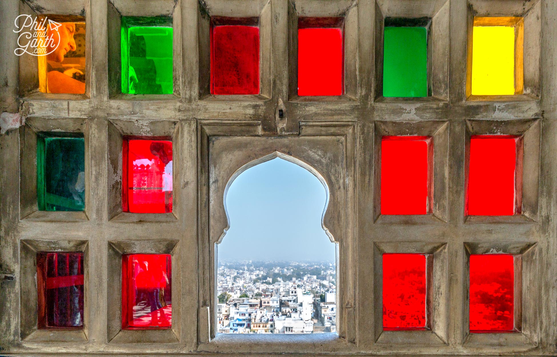 Our favourite window in Badi Charur Chowk looking out over Udaipur