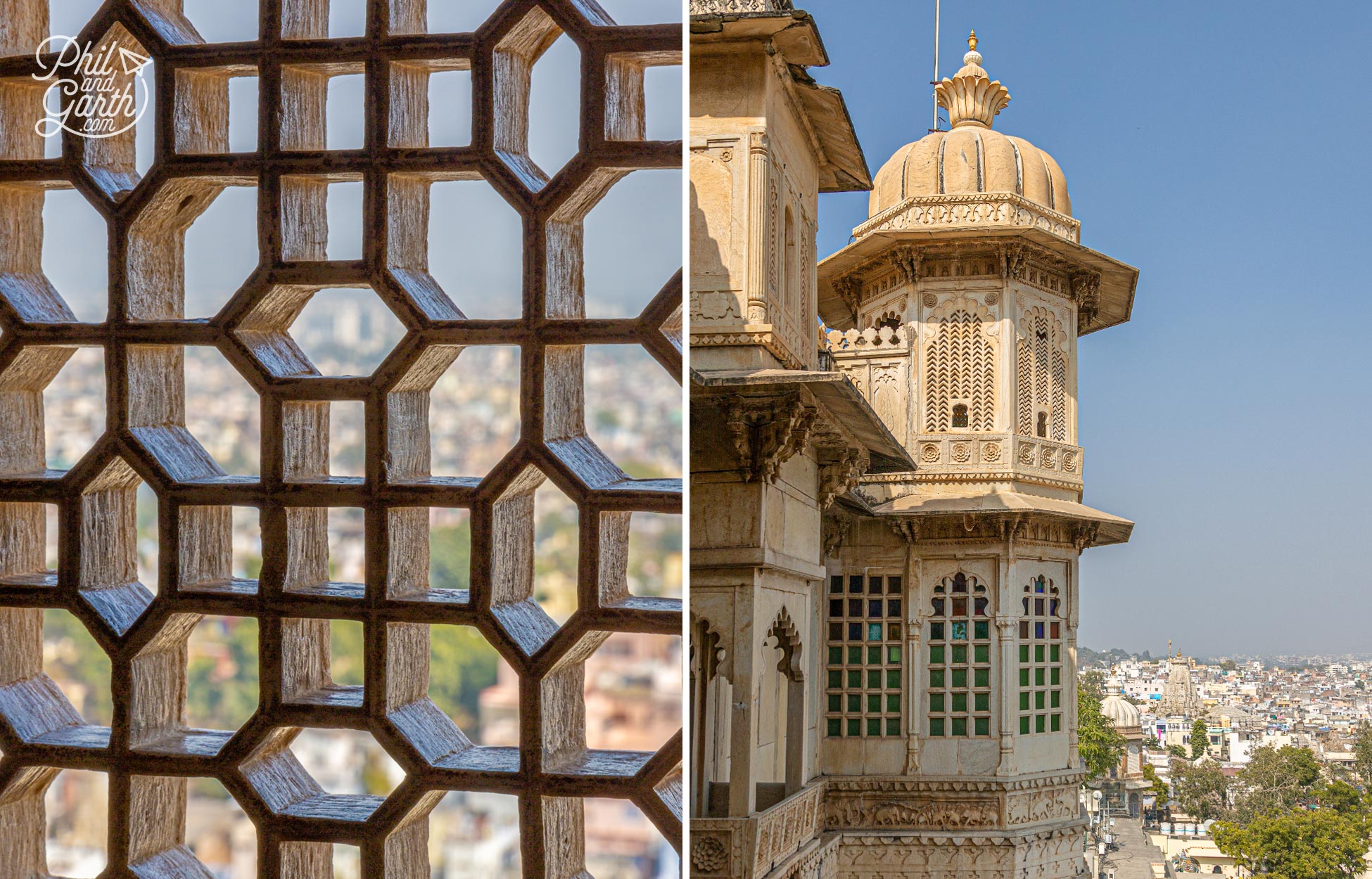 Window views from the Badi Mahal